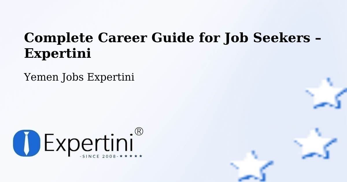 Career Guide for Job Seekers – Abs - Abs, Yemen Jobs Expertini