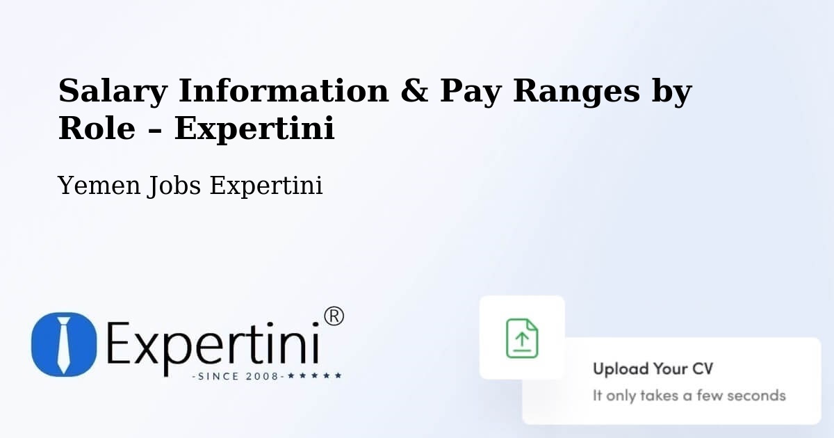 Salary Information & Pay Ranges – Abs - Abs, Yemen Jobs Expertini